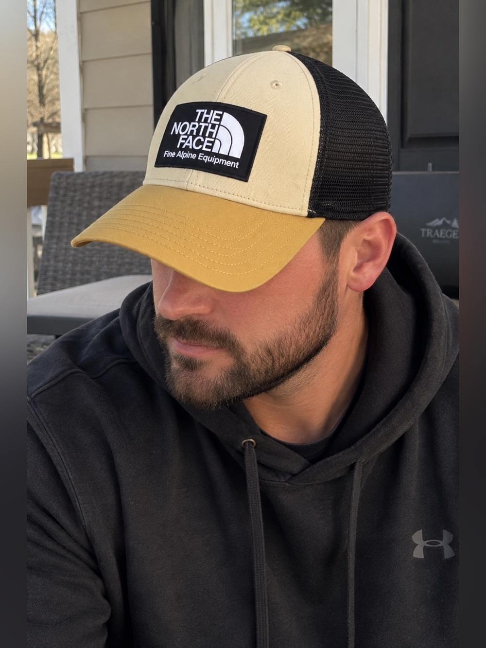 THE NORTH FACE Beige Two Tone Hat